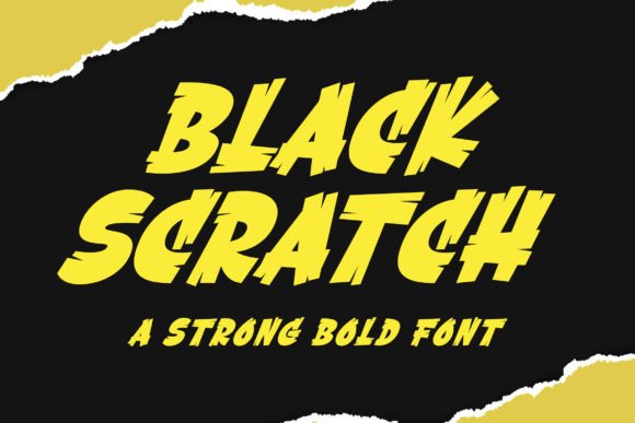 Black Scratch: The Bold Typeface That Transforms Your Design Projects