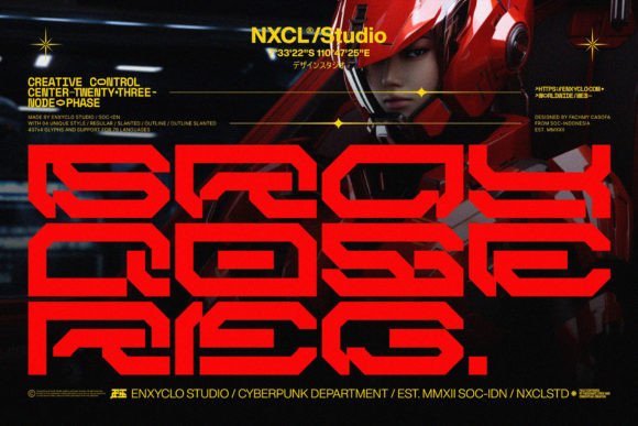Brayqose: The Future of Cyberpunk Typography