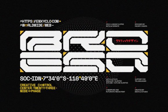 Broesq: The Cyberpunk Font for Future-Ready Designs