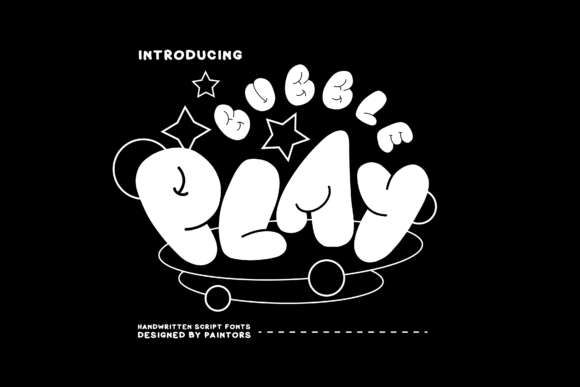 Bubble Play: The Bold, Quirky Font for Fun Designs