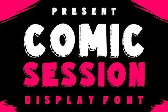 Comic Session: A Playful Font for Creative Projects