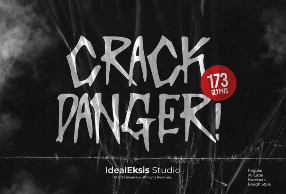 Crack Danger: Mastering Horror Typography for Impact