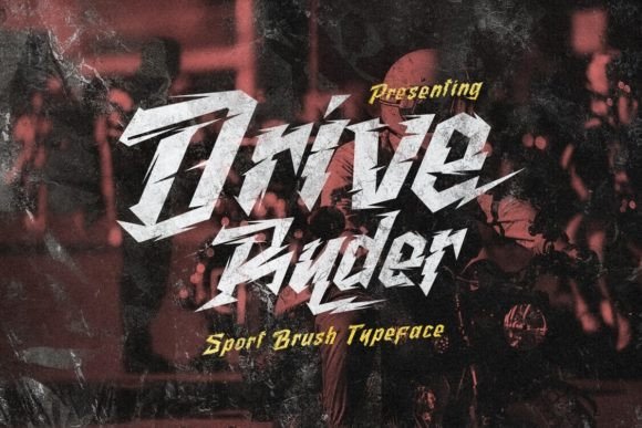 Drive Ryder: The Bold Font for Racing Designs