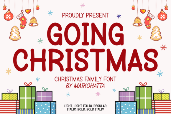 Going Christmas: The New Family Font for Holiday Design