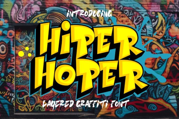 Hiper Hoper: The 3D Graffiti Font for Bold Designs