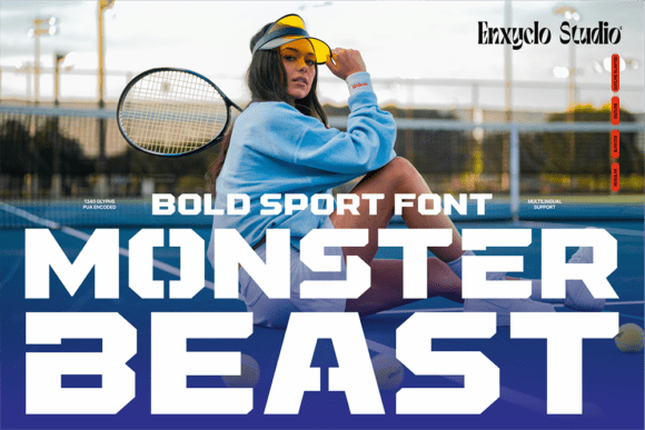 Monster Beast: The Bold Gym Font That Elevates Your Brand