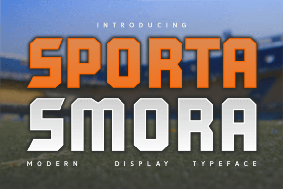 Sporta Smora: The Bold Display Font for Modern Athletes