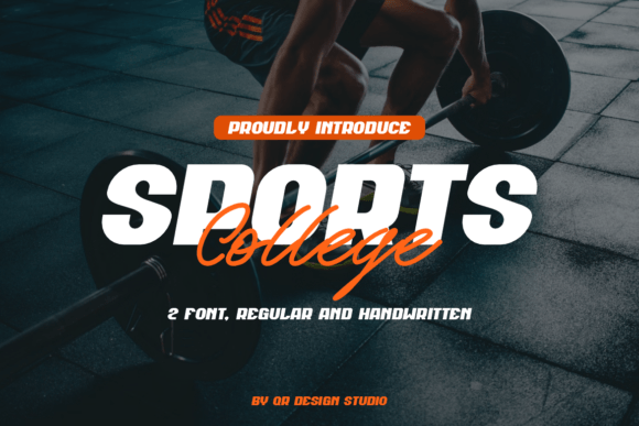Sports College: Bold Typography for Authentic Branding