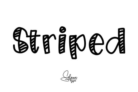 Striped: A Quirky Display Font for Bold Designs