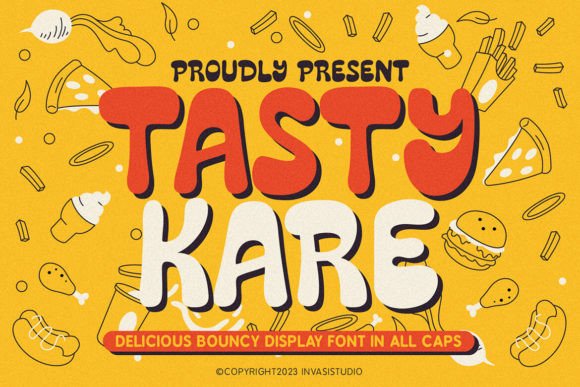 Tastykare: The Bold Font for Food Lovers