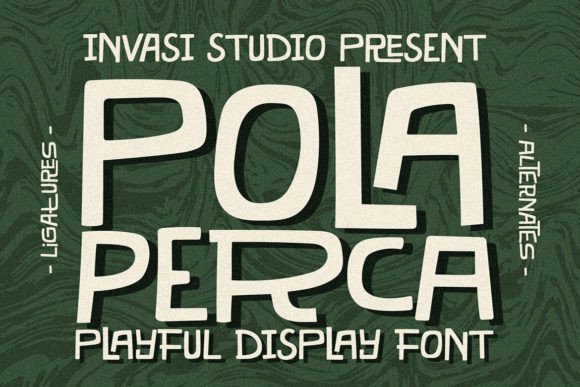 Unleashing Creative Energy with Pola Perca: The Tiki-Inspired Font for Modern Design