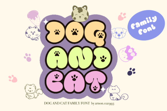 Unleashing Creativity: The Design Impact of the Dog and Cat Display Font