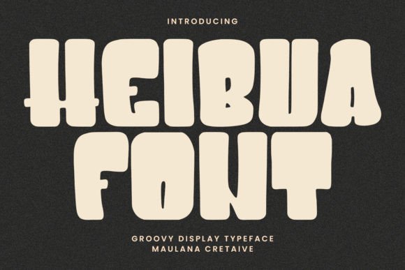 Unlocking Retro Vibes: The Versatility of Heibua Groovy Display Typeface