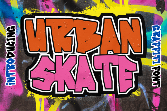 Urban Skate: Bold Graffiti Style for Modern Design
